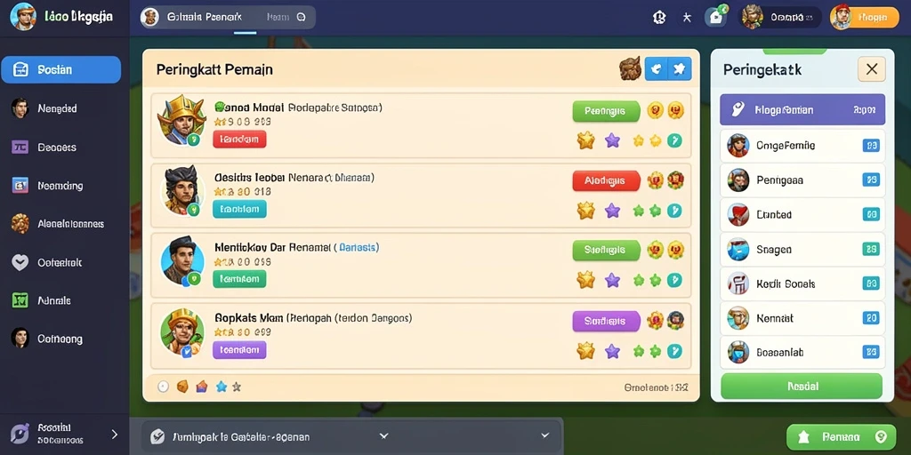 Tangkapan layar menampilkan grafis yang memukau dalam game.