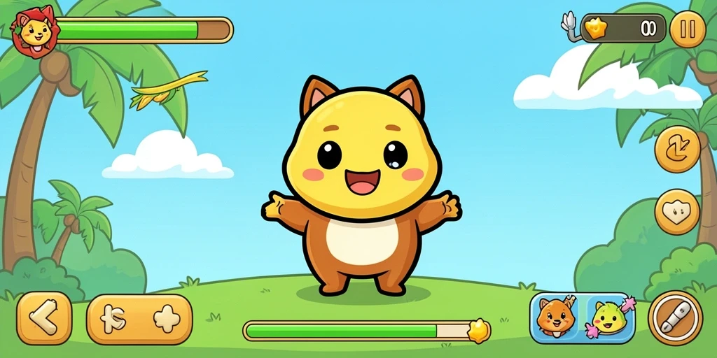 Antarmuka yang mudah digunakan dengan berbagai pilihan game.