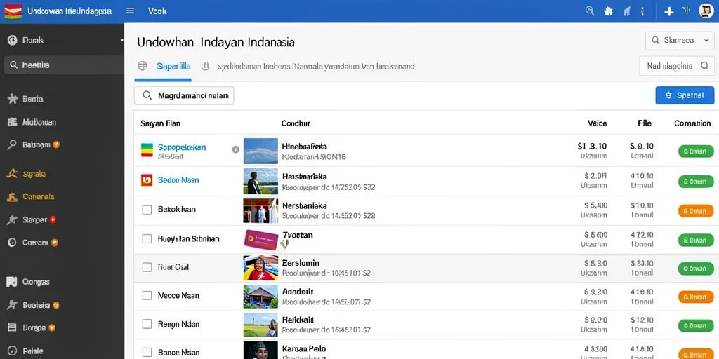 Tampilan antarmuka yang menarik dan mudah dinavigasi.