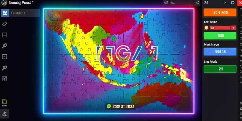 Tangkapan layar menunjukkan karakter utama dalam aksi bertarung.