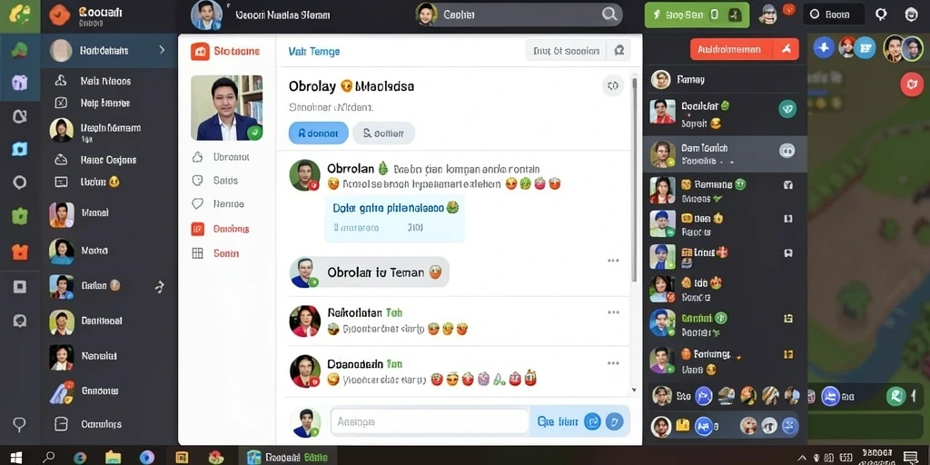 Screenshot menunjukkan tampilan awal yang menarik.