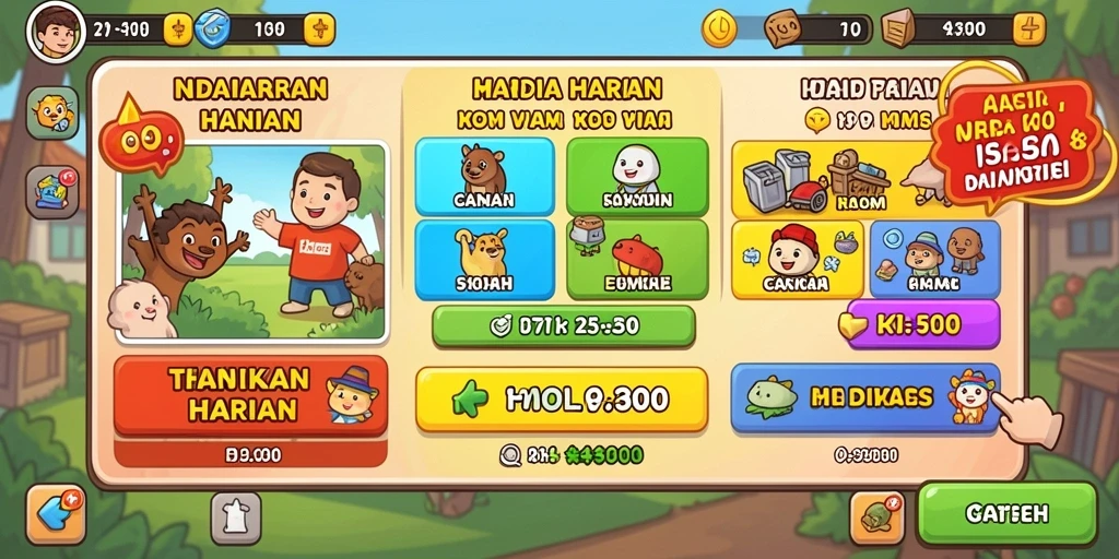 Tampilan awal HARTASPIN yang menarik.