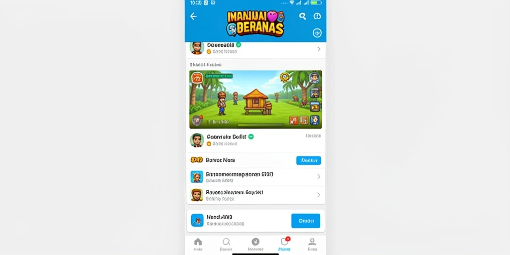 Layar utama aplikasi HOMETOGEL dengan antarmuka yang menarik.