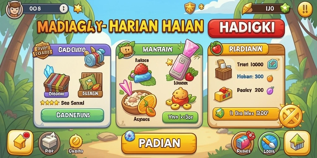 Tampilan antarmuka yang menarik dan user-friendly.