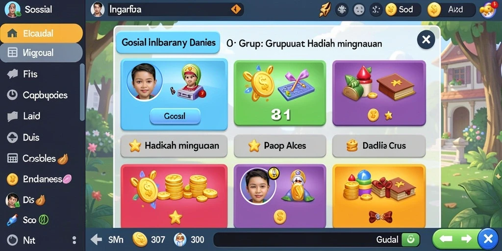 Tampilan antarmuka pengguna yang menarik dan intuitif.
