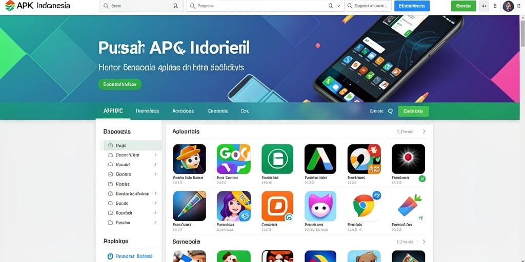Tampilan menu utama yang intuitif dan menarik.