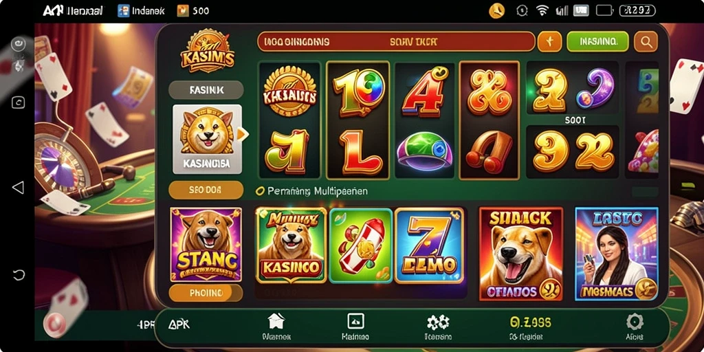 Tampilan antarmuka LUCKYSLOTS yang menarik dan mudah dipahami.