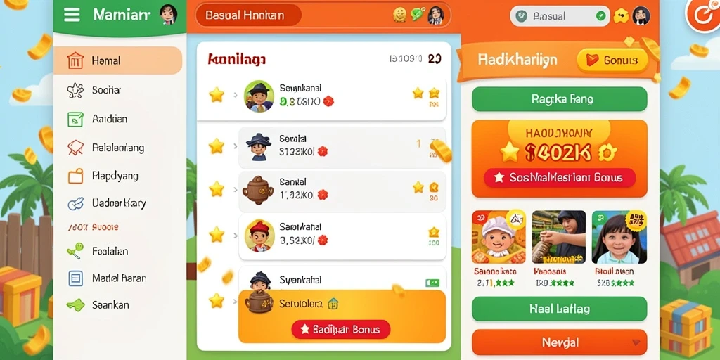 Screenshot menunjukkan tampilan antarmuka yang menarik dan mudah digunakan.