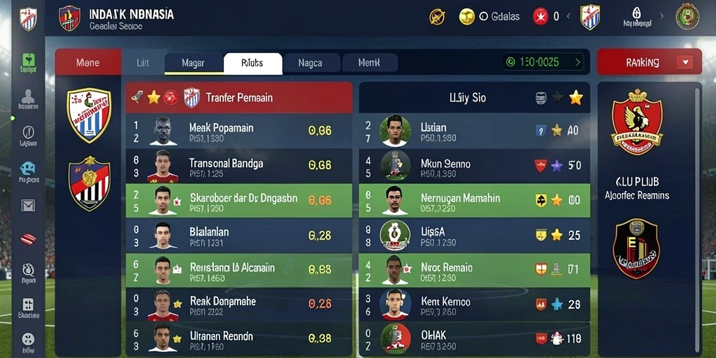 Tampilan antarmuka pengguna yang intuitif dan menarik.