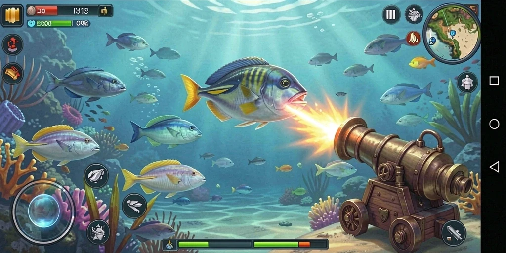 Screenshot permainan slot dengan tema menarik.