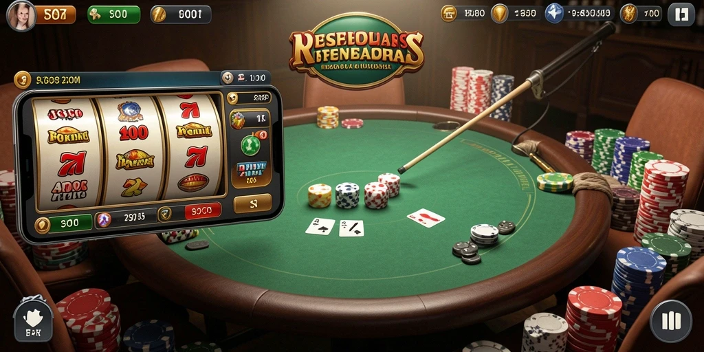 Tampilan awal permainan yang menarik dan penuh warna.