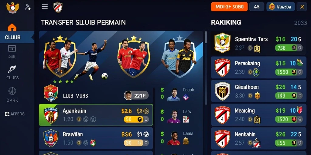 Tampilan menu utama yang menarik dan mudah dinavigasi.
