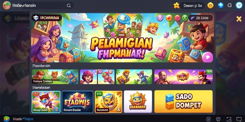 Screenshot menunjukkan antarmuka utama permainan WATITOTO.