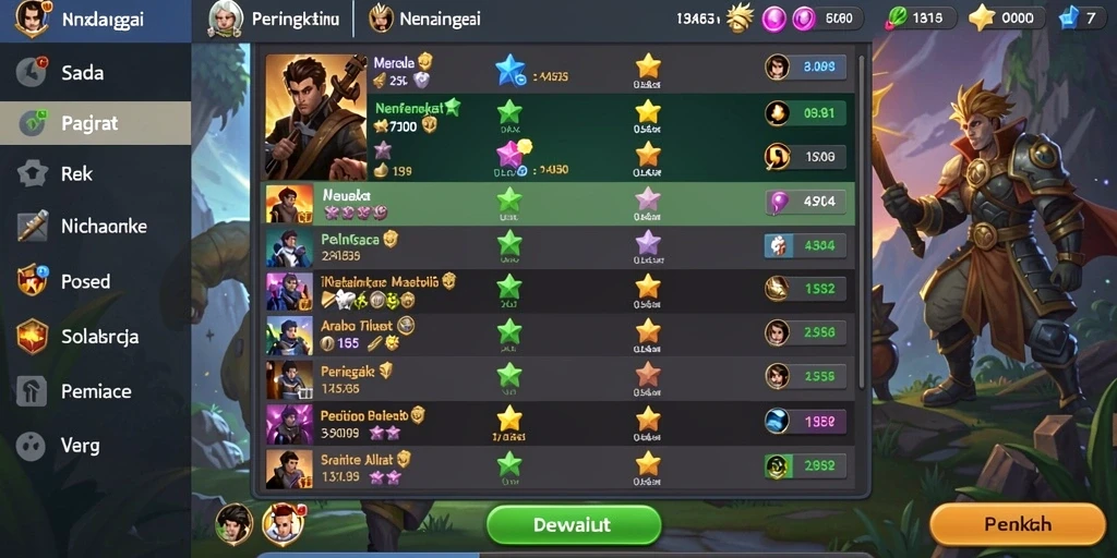 Screenshot menampilkan antarmuka pengguna yang sederhana dan menarik.