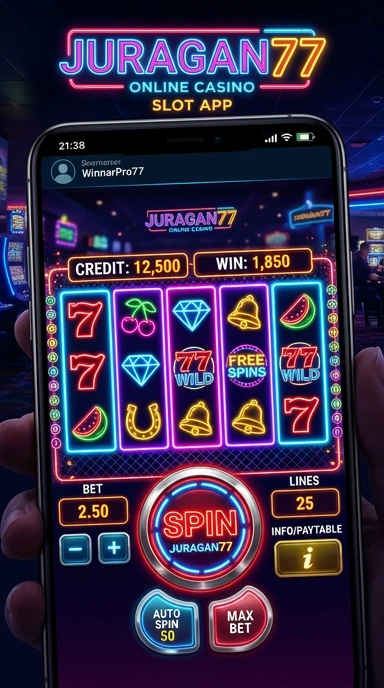 Cuplikan layar menu unduhan juragan77 untuk perangkat Android